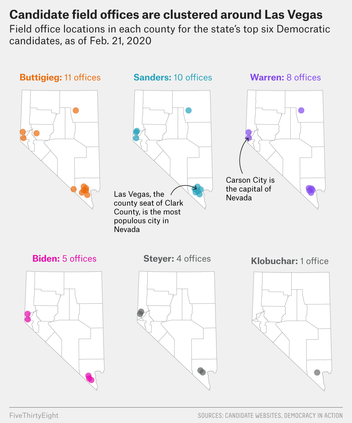 Nevada’s Dense, Urban Population Changes The Field Strategy FiveThirtyEight