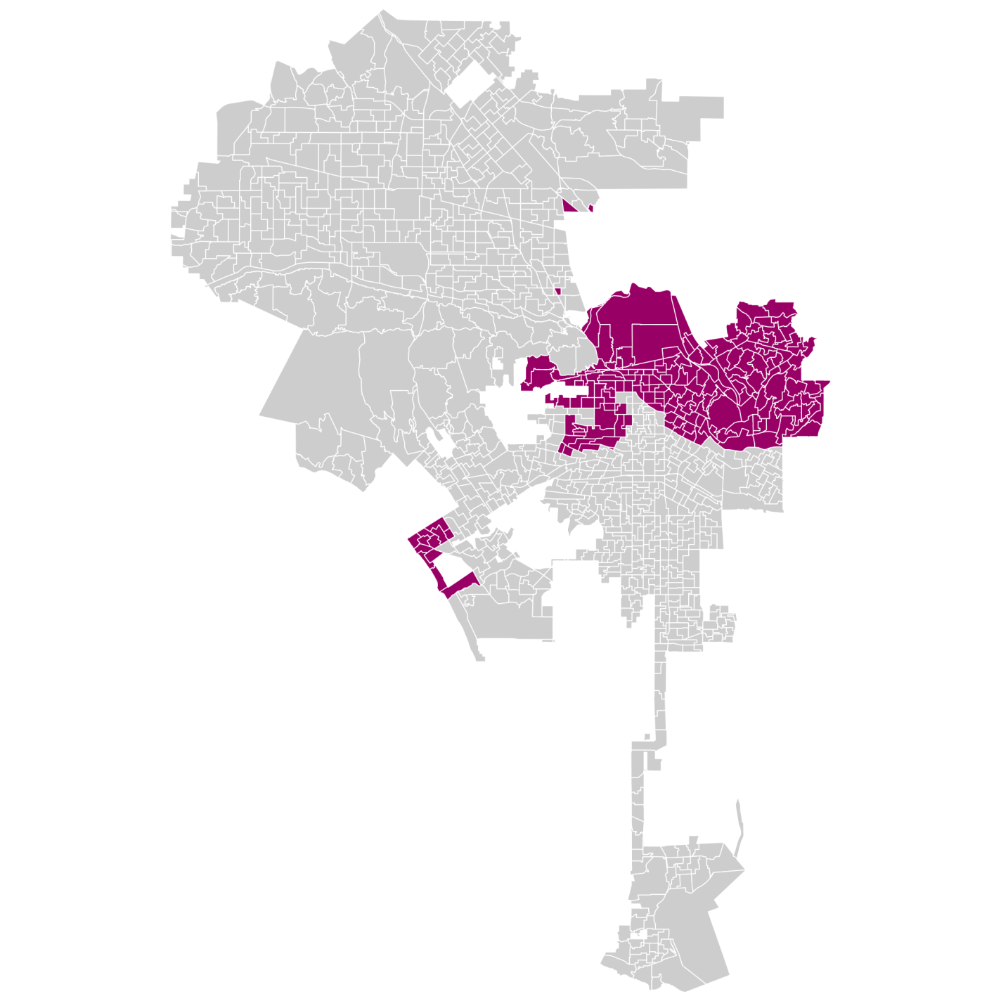 The 6 Political Neighborhoods Of Los Angeles | FiveThirtyEight